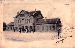 62 - Pas De Calais -  ETAPLES - La Gare - Carte Precurseur 1903 - Etaples