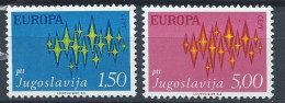 Yougoslavie YT 1343-1344 Neuf Sans Charnière XX MNH Europa 1972 - Nuevos