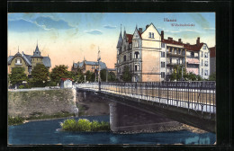 AK Hanau, Blick Auf Die Wilhelmsbrücke  - Hanau