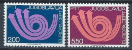 Yougoslavie YT 1390-1391 Neuf Sans Charnière XX MNH Europa 1973 - Nuovi