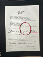 Madame Gaspard Halles Nee Barbier Euphemie *1824 Thuin +1909 Thuin Rouvez Lefebre Troussart Prevost - Obituary Notices