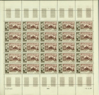 Wallis Et Futuna 1954 - Timbres Neufs. Yvert Nr.: PA14. Feuille De 25 Avec Coin Daté.RARE EN FEUILLE... (EB) AR-02368 - Unused Stamps