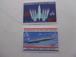 NOUVELLES HEBRIDES     P276/277 * *   AVION CONCORDE - Ungebraucht