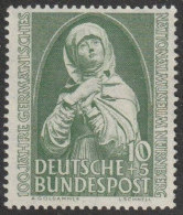 BRD: 1952, Mi. Nr. 151, 10+5 Pfg. 100 Jahre Germanisches Nationalmuseum, Nürnberg. **/MNH - Ungebraucht