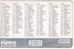 Calendarietto - Pippo - F.lli Salviato - Castrollo - Varese - Anno 2001 - Kleinformat : 2001-...