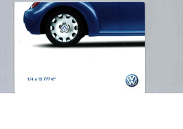Volkswagen New Beetle, 1/4 - Passenger Cars