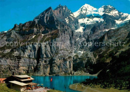 12647682 Kandersteg BE Oeschinensee Bergsee Gaststaette Rothorn Bluemlisalphorn  - Other & Unclassified