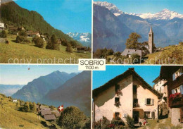 12647653 Sobrio Teilansichten Bergdorf Kirche Alpenpanorama Sobrio - Andere & Zonder Classificatie