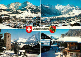 12647651 Adelboden Dorfmotiv Kirche Alpenpanorama Berner Alpen Adelboden - Other & Unclassified