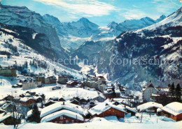 12647643 Wengen BE Winterpanorama Mit Breithorn Berner Alpen Wengen - Other & Unclassified