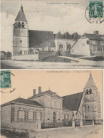 SAINTE MAURE - 2 CPA : Eglise - Musée Et église - Andere & Zonder Classificatie