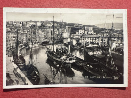 Cartolina - Savona - Il Porto - 1934 - Savona