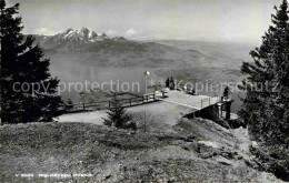 12647623 Rigi Kaenzeli Aussichtspunkt Vierwaldstaettersee Pilatus Fernsicht Rigi - Autres & Non Classés