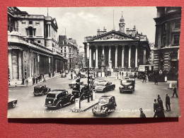 Cartolina - Royal Exchange And Bank Of England - London - 1961 - Unclassified