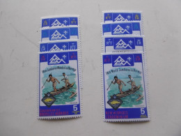 NOUVELLES HEBRIDES     P410/413 ET 414/417 * *   14e  JAMBOREE MONDIAL EN NORVEGE - Unused Stamps