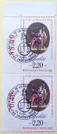 - N° 2574. Paire En Coin De Feuille. Bicentenaire De La Révolution. Oblitéré Premier Jour - - Used Stamps