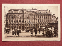 Cartolina - Bruxelles - Grand'Place Et Maison Des Corporations - 1935 - Non Classificati