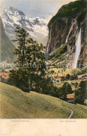 12646541 Lauterbrunnen BE Der Staubbach Wasserfall Berner Alpen Lauterbrunnen - Andere & Zonder Classificatie