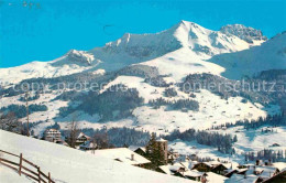 12646518 Adelboden Winterpanorama Mit Bonderspitze Berner Alpen Adelboden - Sonstige & Ohne Zuordnung