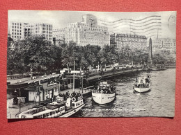 Cartolina - Thames Embankment - London - 1961 - Non Classificati