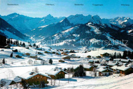 12646512 Schoenried Winterpanorama Alpen Schoenried - Otros & Sin Clasificación