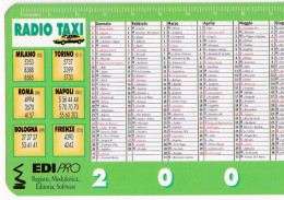 Calendarietto - Radio Taxi -  Anno 2000 - Klein Formaat: 1991-00