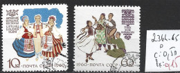 RUSSIE 2364-65 Oblitérés Côte 0.50 € - Usati