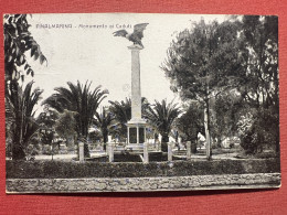 Cartolina - Finalmarina - Monumento Ai Caduti - 1927 - Savona