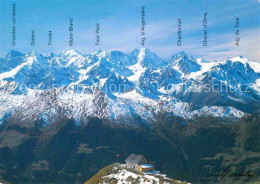 12646321 Mont Fort Tortin La Cabane Mont Fort Et Le Massif Du Mont Blanc Mont Fo - Other & Unclassified
