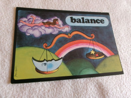 BELLE ILLUSTRATION ASTROLOGIE "LA BALANCE" ..FEMME NUE ..SIGNE JACQUES DIGOUT - Altri & Non Classificati