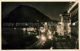 12645181 Lugano Lago Di Lugano E Monte San Salvatore Di Notte Lugano - Sonstige & Ohne Zuordnung