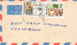 TANZANIA  - AIRMAIL 1988 - BERLIN/GDR  / 7005 - Tansania (1964-...)