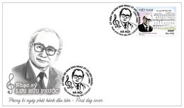 FDC Vietnam Viet Nam Cover 2021 : 100th Birth Anniversary Of Luu Huu Phuoc, Musician / Music (Ms1148) - Viêt-Nam