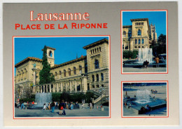 LAUSANNE   PLACE  DE LA RIPONNE   (VIAGGIATA) - Lausanne