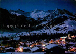 12641760 Adelboden Mondschein Winter Wildstrubel Fitzer Steghorn Adelboden - Andere & Zonder Classificatie