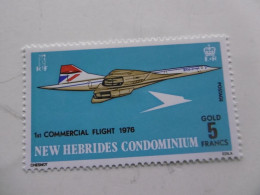 NOUVELLES HEBRIDES     P425 * * CONCORDE PREMIER VOL COMMERCIAL - Unused Stamps