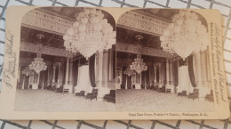 Grand Salon Est, Palais Du Président, Washington, Etats Unis. Underwood Stéréo - Stereoscopi