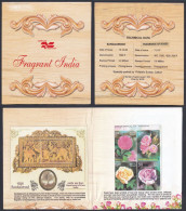 Inde India 2007 Mint Stamp Booklet Fragrant India, Flower, Flowers, Sandalwood, Rose, Roses, Fragrance - Otros & Sin Clasificación