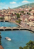 12641604 Zuerich ZH Limmatquai Schiff Panorama Zuerich - Andere & Zonder Classificatie