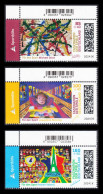 !a! GERMANY 2024 Mi. 3825-3827 MNH SET Of 3 SINGLES From Upper Left Corners - Olympic Games 2024, Paris - Neufs