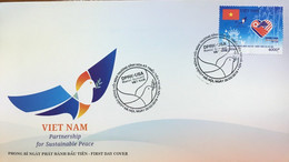 FDC Vietnam Viet Nam Cover 2019: US / USA - North Korea / DPRK Summit In Hanoi / Bamboo / Architecture / Flag / Peace - Vietnam