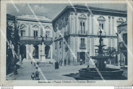 Bq612 Cartolina Sparanise Piazza Umberto I  1941 Provincia Di Caserta Campania - Caserta