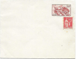 Entier - Enveloppe La Marseillaise De Rude 50 C-  Année 1940 - 315 E 1 - - Cartas & Documentos
