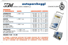 Calendarietto - Ssm - Autparcheggi - Comune Udine - Anno 2000 - Klein Formaat: 1991-00