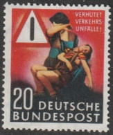 BRD: 1953, Mi. Nr. 162, 20 Pfg. Verkehrsunfall-Verhütung. **/MNH - Neufs