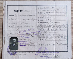 1926 The Earliest Passport Of The Republic Of Latvia - Historical Documents
