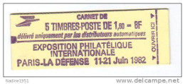 France Carnet N° 2187-C1 ** Sans N° Conf. Philexfrance 82 Violet - Other & Unclassified