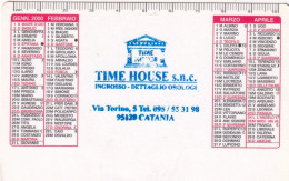 Calendarietto - Time House - Catania - Anno 2000 - Klein Formaat: 1991-00