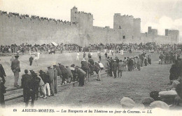 30 AIGUES-MORTES COURSE DE TAUREAUX ARENES CAMARGUE PROVENCE - Aigues-Mortes