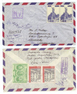 Peru, 1970(?), Luftpost-Kuvert Nach Dänemark Mit Vorder- Und Rücks. Frankatur U. Rücks.Verständigungs Vermerk (10449W) - Perù